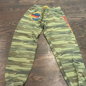 Size XS camouflage aviator nation sweatpants good condition